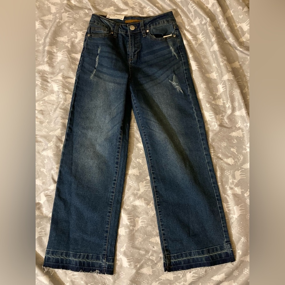 NWT Joes jeans the Tyler wide leg high rise mechanic wash 16 inch waist